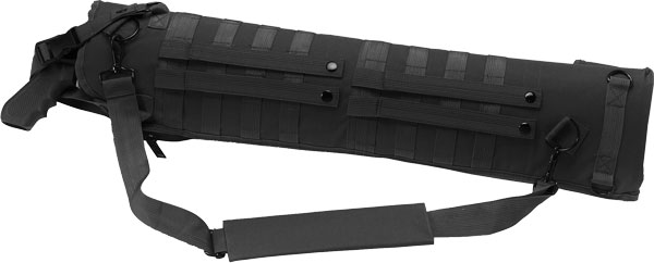 US PeaceKeeper P13020 Stubby Shotgun Scabbard Black 600D Polyester 20" - View 2