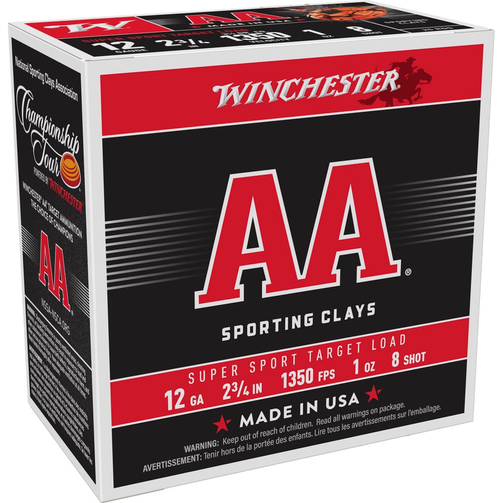 Winchester AASCL128 12 Gauge 2.75 in 1 oz 8 Shot 1350 fps Shotshells - View 2