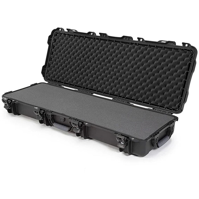 Nanuk 9901001 47" Black Polymer Tactical Rifle Case with Foam & Wheels - View 3