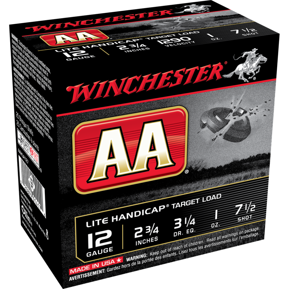 Winchester AAHLA127 12 Gauge 2.75 in 1 oz 7.5 Shot 25 Rounds Per Box - View 2