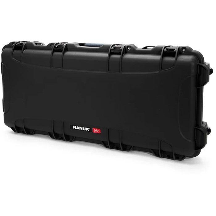 Nanuk 9851001 Black Tactical Rifle Case Waterproof with Foam & Wheels - View 2
