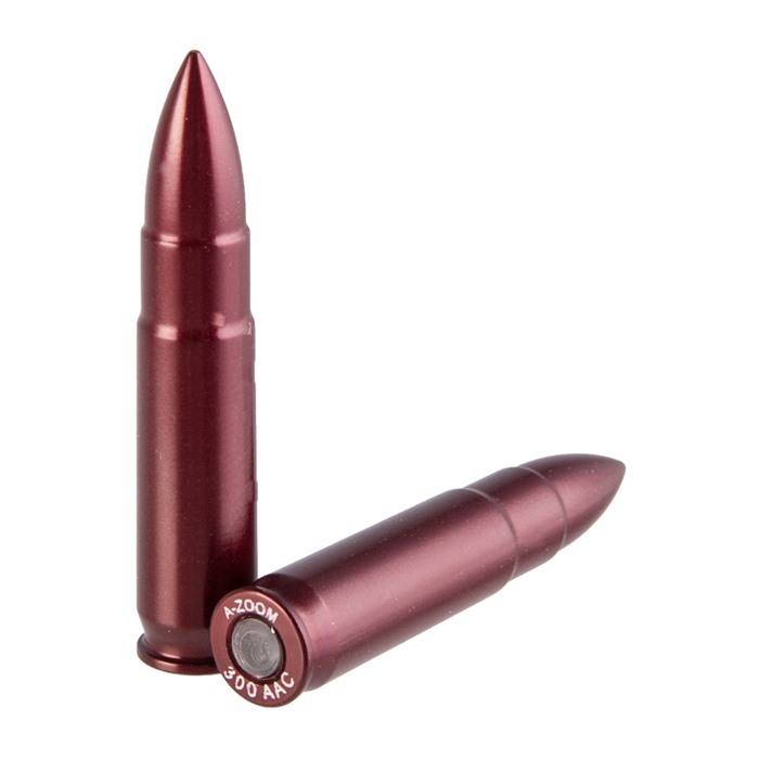 A-Zoom 12271 Rifle Snap Cap 300 Blackout 2-Pack Aluminum Training Caps - View 2