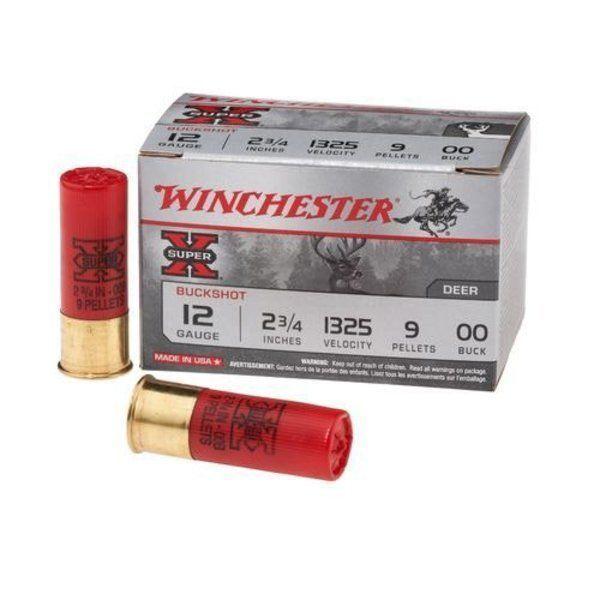 12 Ga 2-3/4" Lead 00 Buck 9 Pellets 15 Rds Winches - View 2
