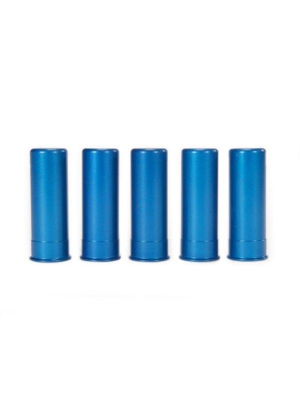 A-Zoom 12311 Aluminum Snap Cap Pack, 12 Gauge Shotgun Training Tool, 5 Count, Blue - View 2