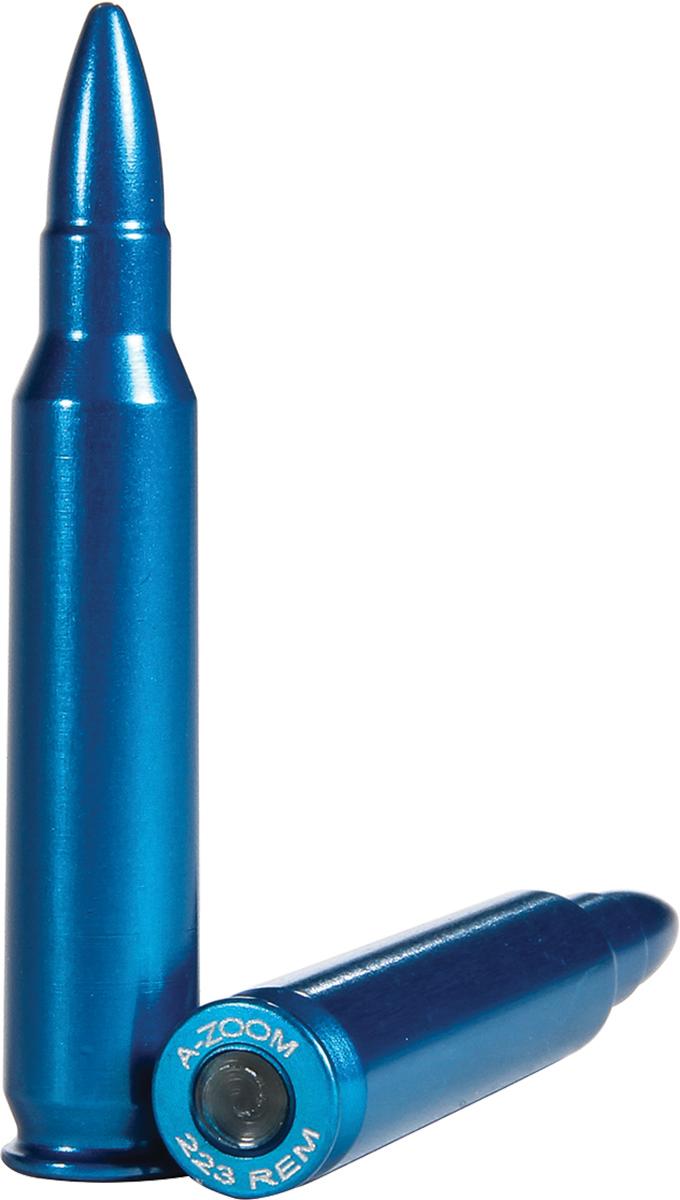 A-Zoom Blue Aluminum Snap Cap .223 Remington, Durable Training Tool, 10-Pack - View 2
