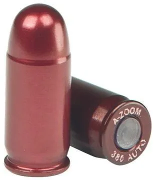 A-Zoom 15113 Precision Pistol .380 ACP Snap Caps Aluminum 5 Pack - View 2