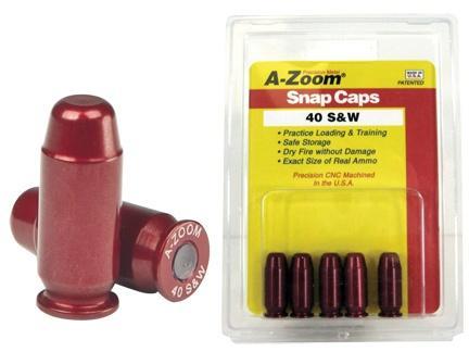 A-Zoom 15114 Snap Caps 40 S&W 5 Pack Aluminum Training Tool - View 2