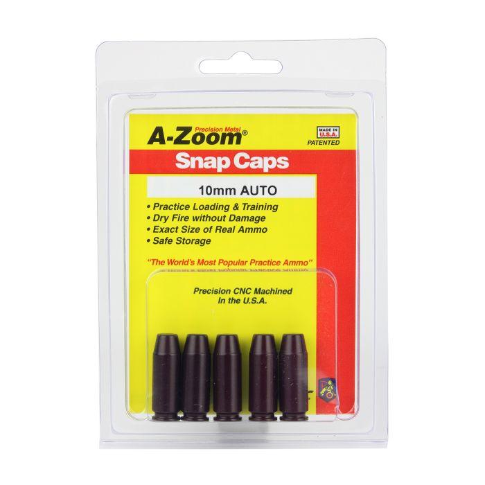 Lyman A-Zoom Precision 10mm Auto Pistol Snap Caps, 5-Pack, Safe Handling & Dry Fire Practice - View 2