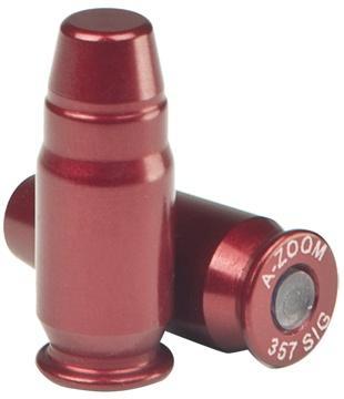 A-Zoom 15159 Precision Pistol Snap Caps, 357 Sig Caliber, Aluminum, 5 Pack - View 2