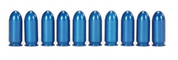 A-Zoom 15315 Precision Machined Aluminum Snap Caps, .45 ACP Caliber, 10-Pack, Blue - View 2