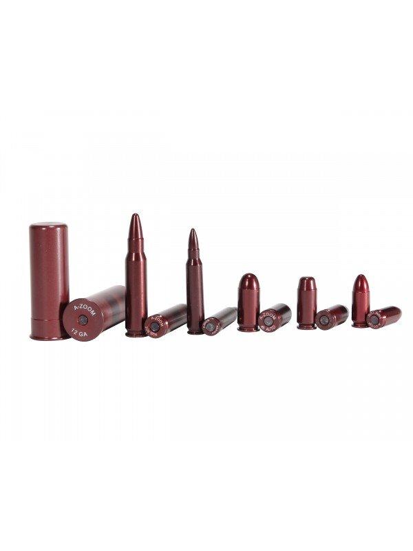 A-Zoom 16185 Military/LE Training Snap Caps Variety Pack - 9mm, 40 S&W, 45 ACP, 223 Rem, 308 Win, 12 Gauge - Durable Aluminum, Set of 12 - View 2