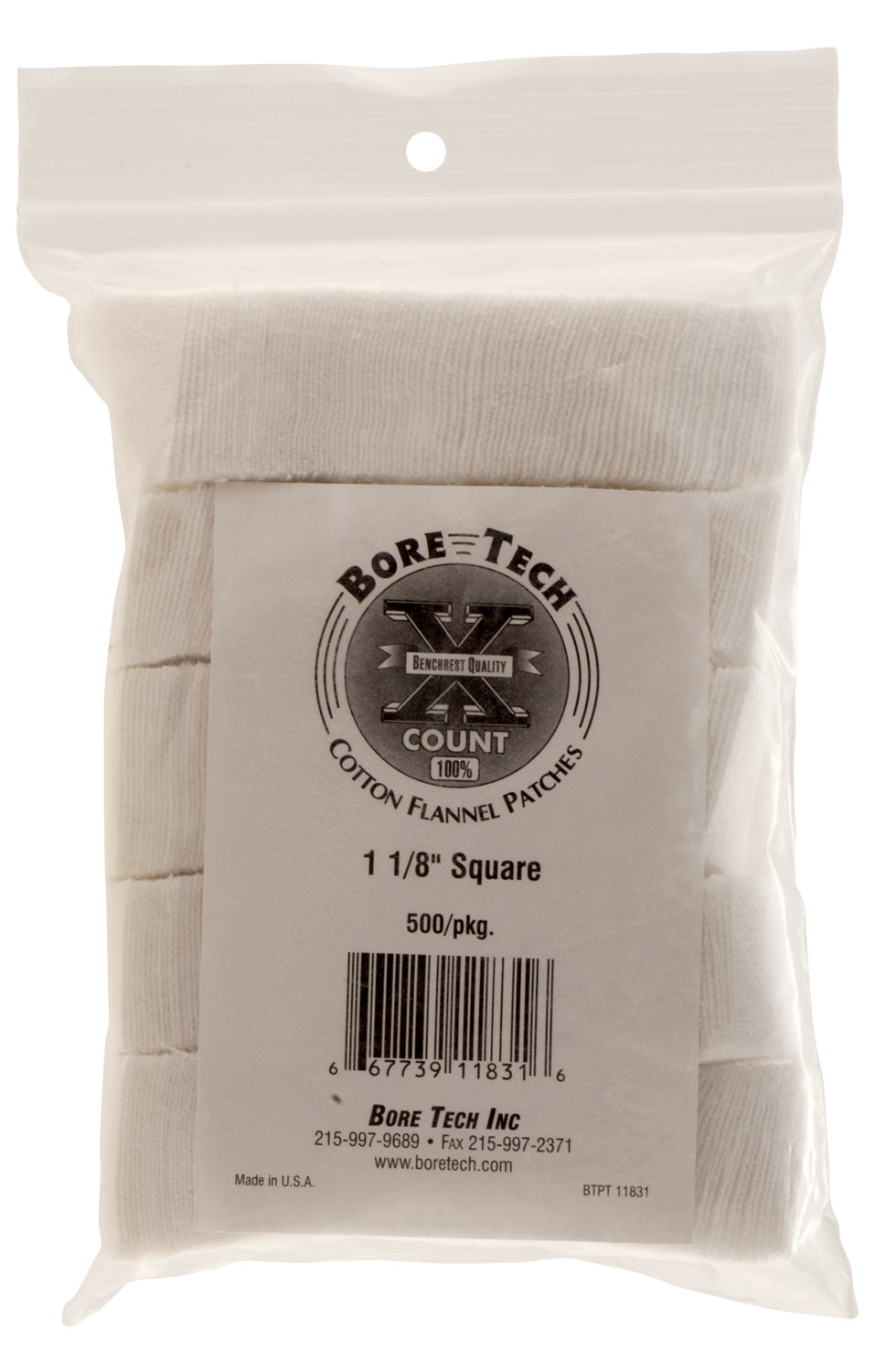 Bore Tech PATCH 1 1/8IN SQUARE 500/BAG - View 2