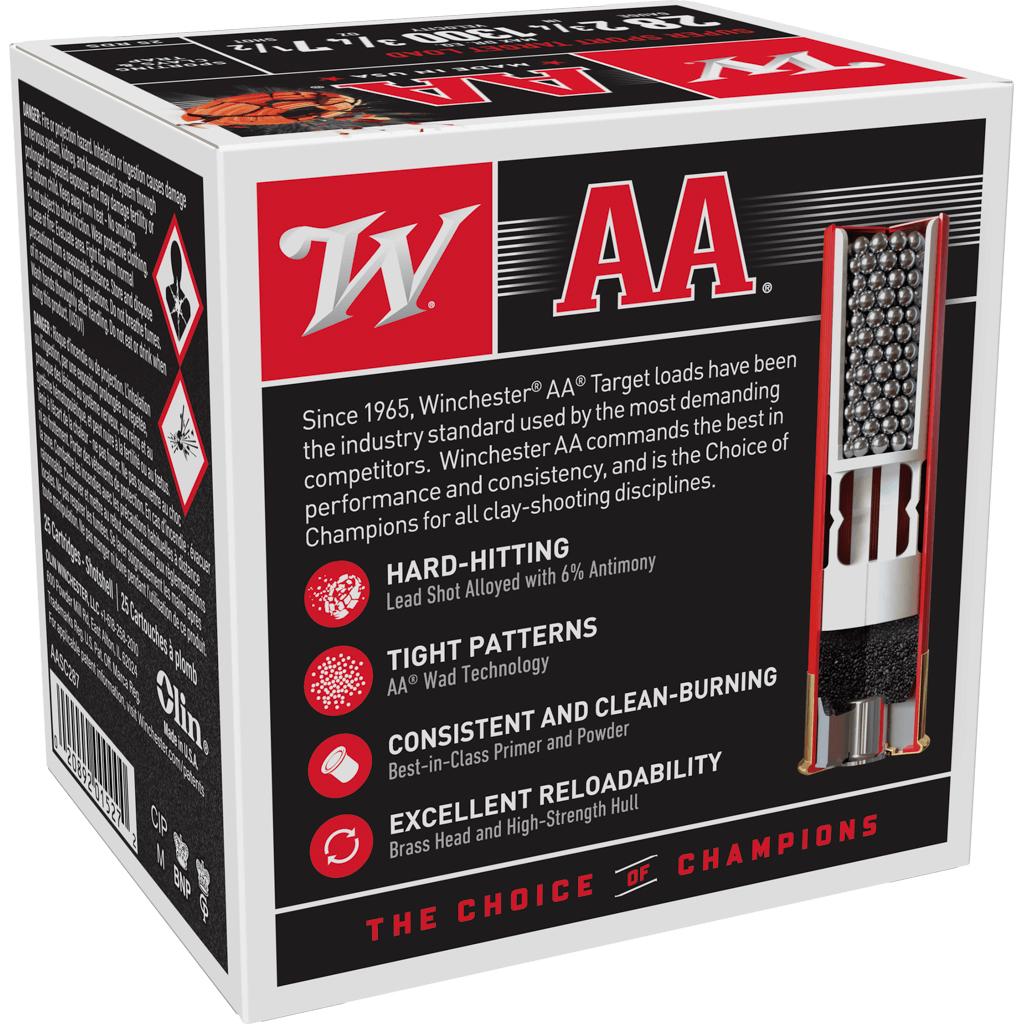 Winchester Ammo AASC287 AA Super Sport Sporting Clay 28 Gauge 2.75" 3/4 oz 1300 fps 7.5 Shot 25 Bx/10 Cs - View 2
