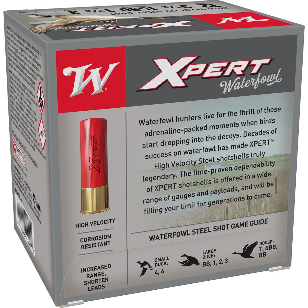 Winchester Ammo WEX12L3 Super X Xpert High Velocity 12 Gauge 3.50" 1 3/8 oz 1550 fps 3 Shot 25 Bx/10 Cs - View 2