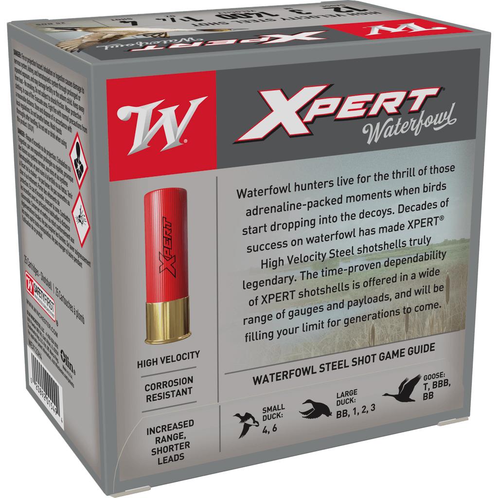 Winchester Ammo WEX123H4 Super X Xpert High Velocity 12 Gauge 3" 1 1/4 oz 1400 fps 4 Shot 25 Bx/10 Cs - View 2