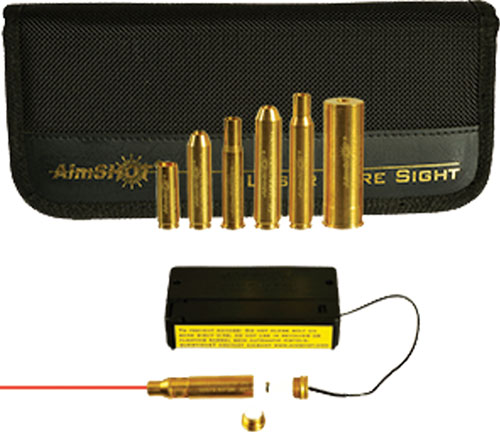 Aimshot KTRIFLE Boresight Kit 223/5.56 Laser with 6 Arbors, Brass - View 2