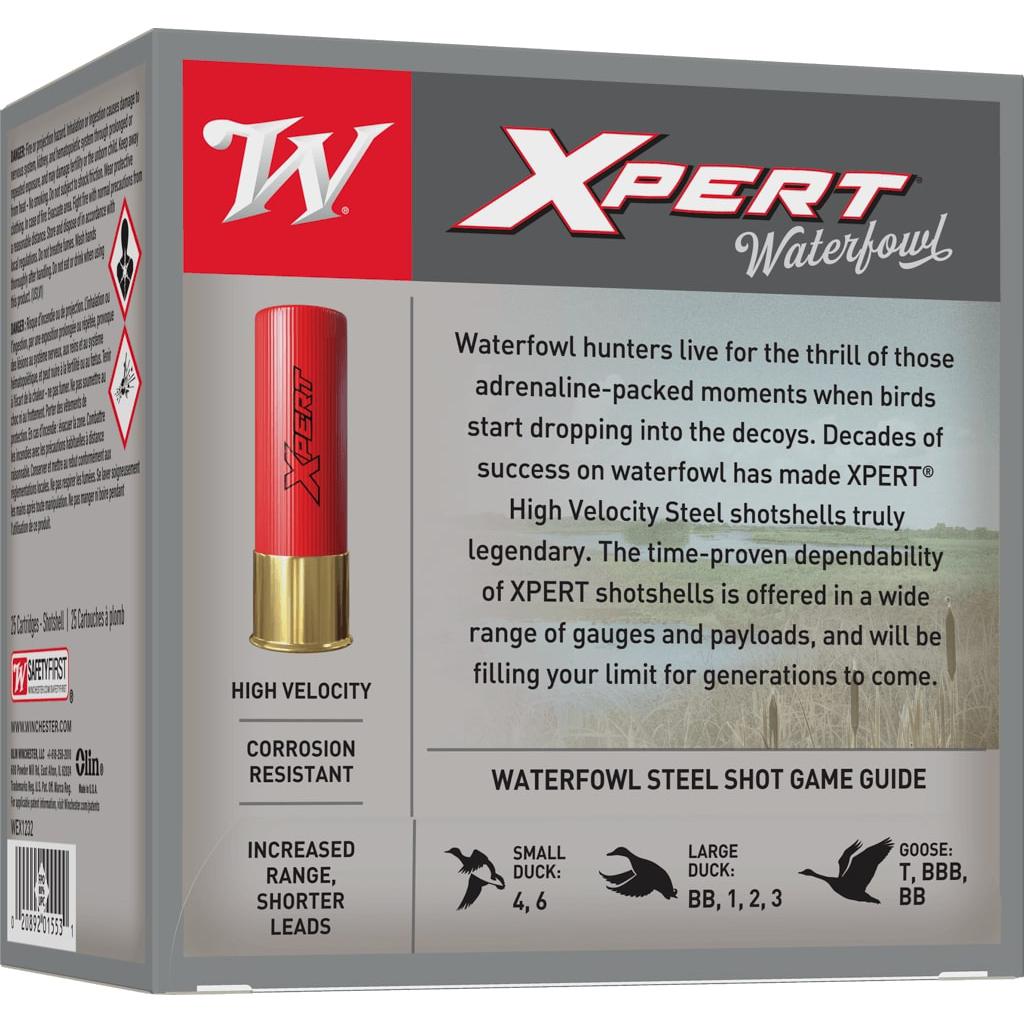 Winchester Ammo Super X Xpert High Velocity 12 Gauge 3" 1 1/8 oz 1550 fps 2 Shot 25 Bx/10 Cs - View 2