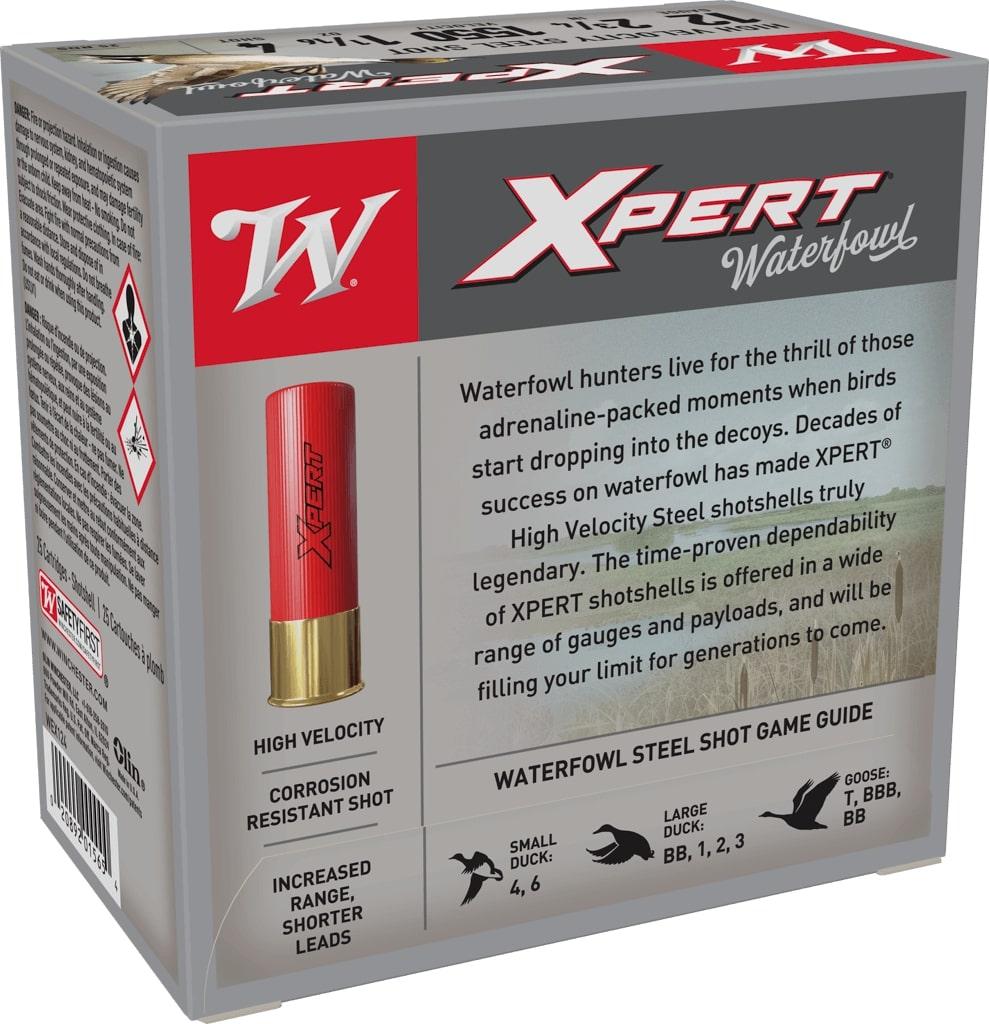 Winchester Ammo WEX124 Super X Xpert High Velocity 12 Gauge 2.75" 1 1/16 oz 1550 fps 4 Shot 25 Bx/10 Cs - View 2