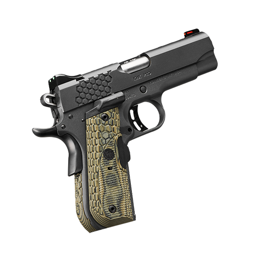 Kimber KHX Pro 9mm 4-Inch Black Pistol: Green/Red Fiber Optic, 9-Round, Hogue G-10 Grips - View 2