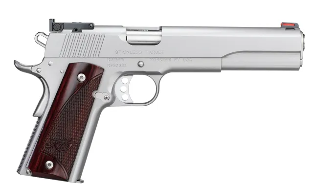 Kimber 3000373 Stainless Target .45ACP 6" Pistol Fiber Optic Sights 8rd - View 2
