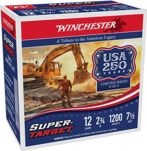 Winchester Super Target 12GA 1200FPS 1-1/8OZ #7.5 250RD CASE - View 2
