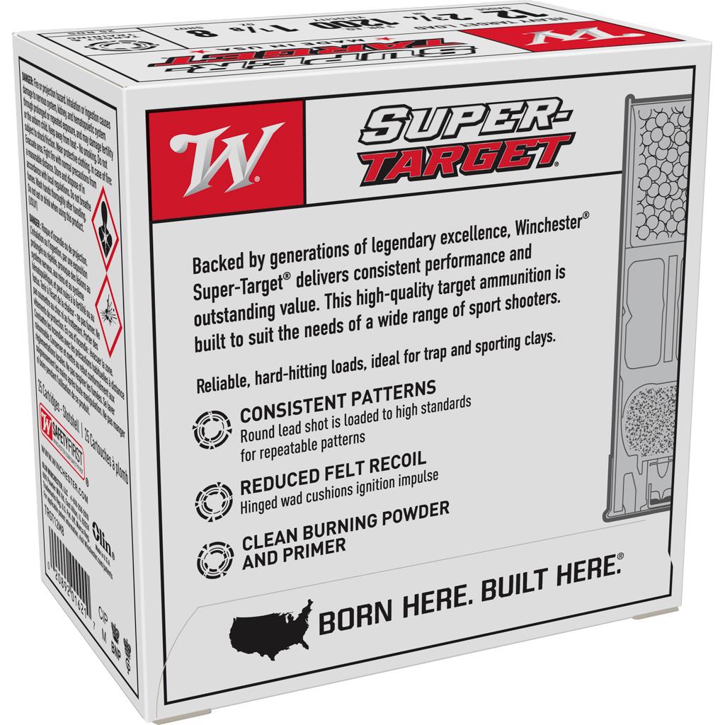 Winchester TRGT12M8 12 Gauge 2.75 in 1 1/8 oz 1200 fps 8 Shot 25 Rounds - View 2