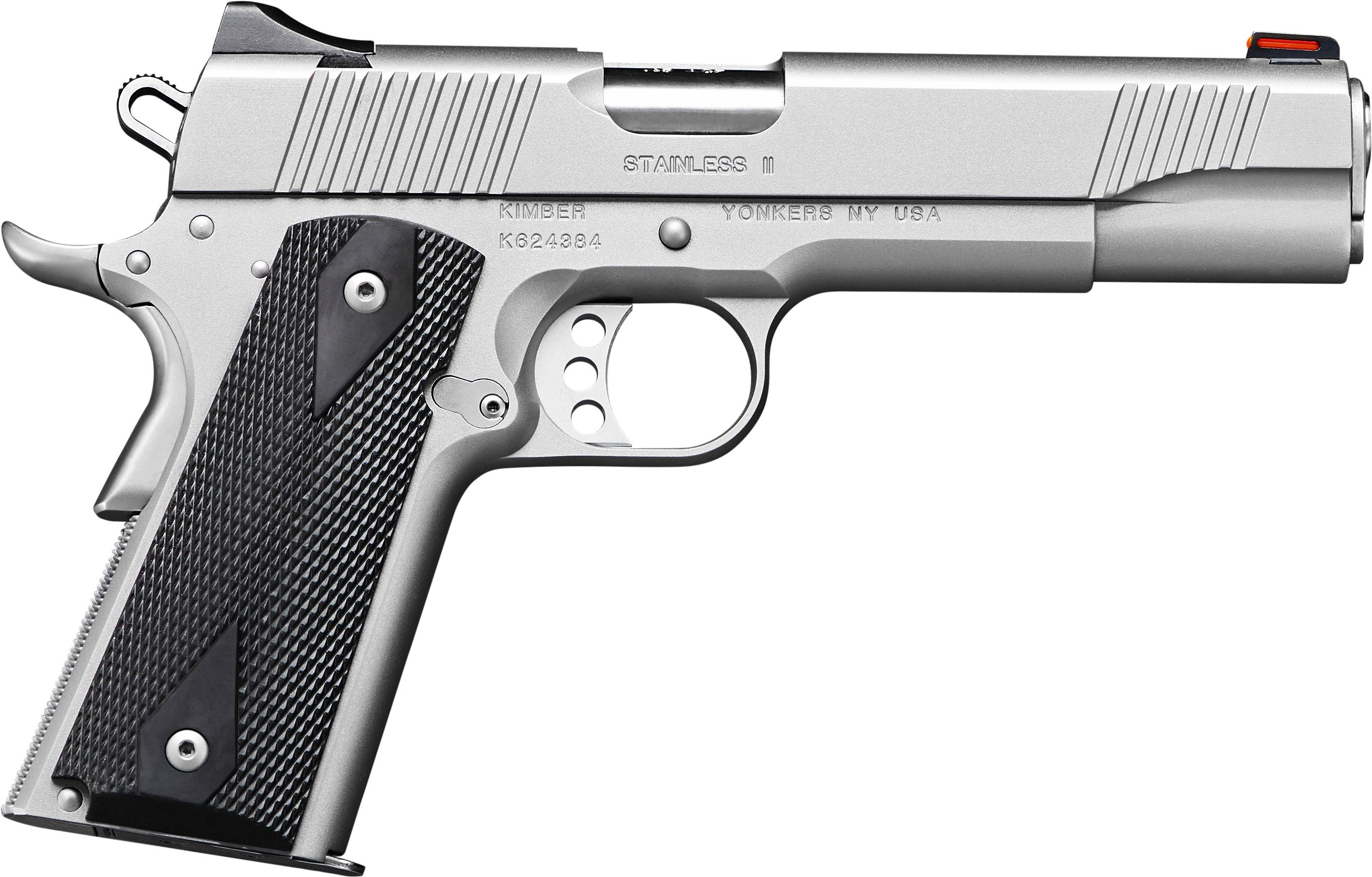 Kimber Stainless II .45 ACP 5 in Barrel Stainless/Black 7 rd Semi-Auto - View 2
