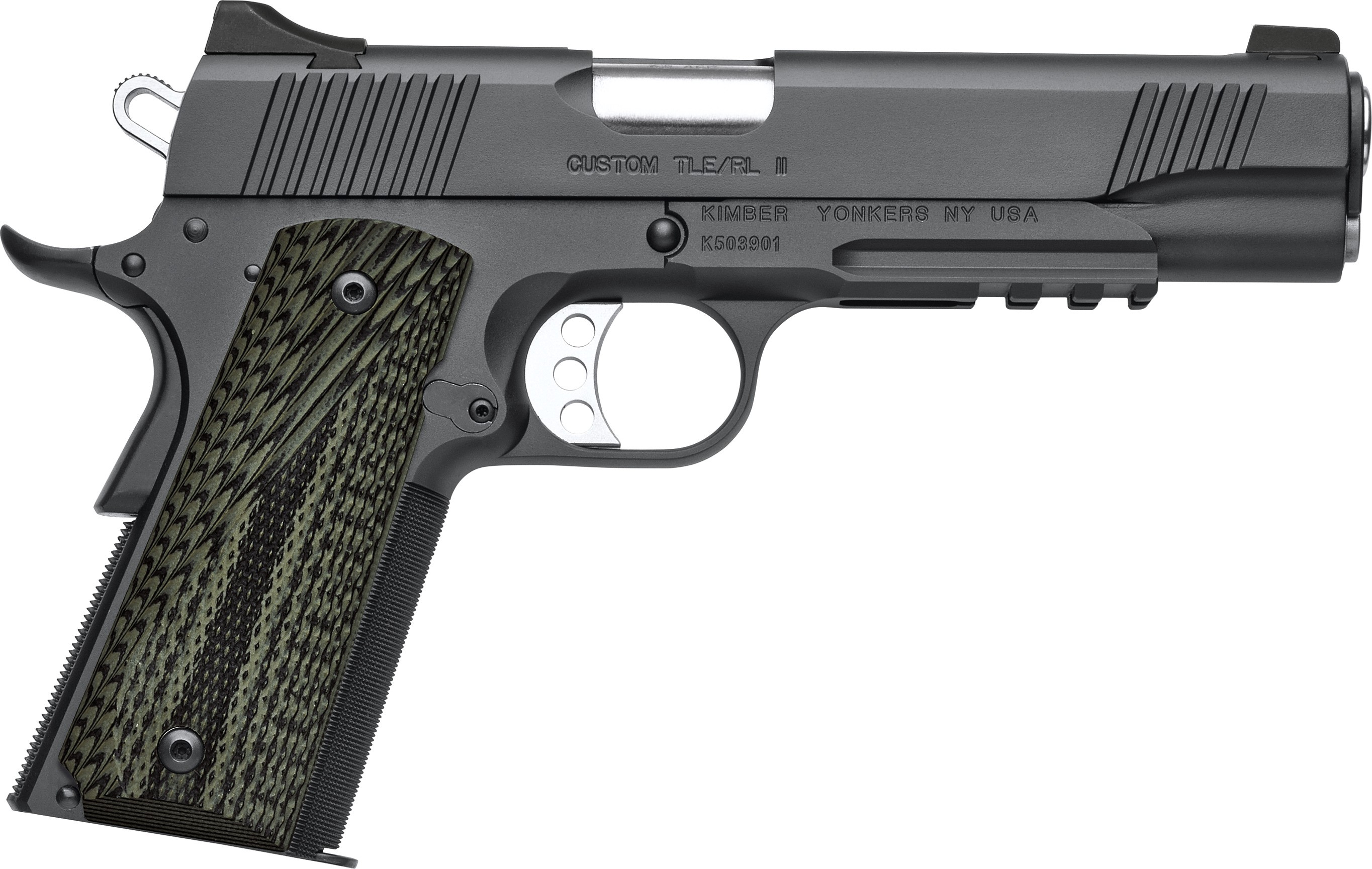 Kimber 3200336 Custom TLE/RL II .45ACP Pistol 5" Tritium Sights 7rd - View 2