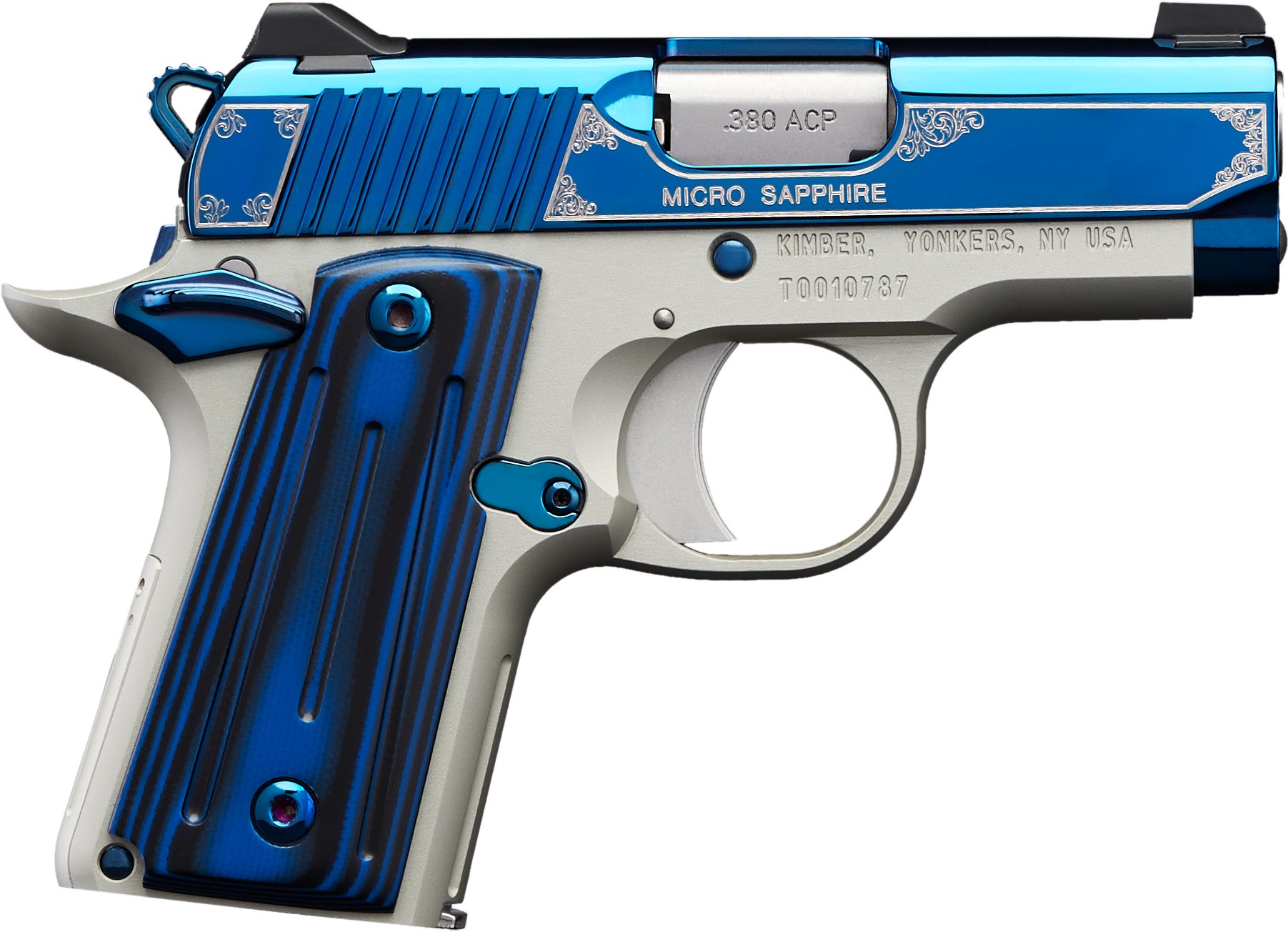 Kimber Micro Sapphire 380 7RD 2.75" 2-Tone Pistol Tritium Night Sights - View 2