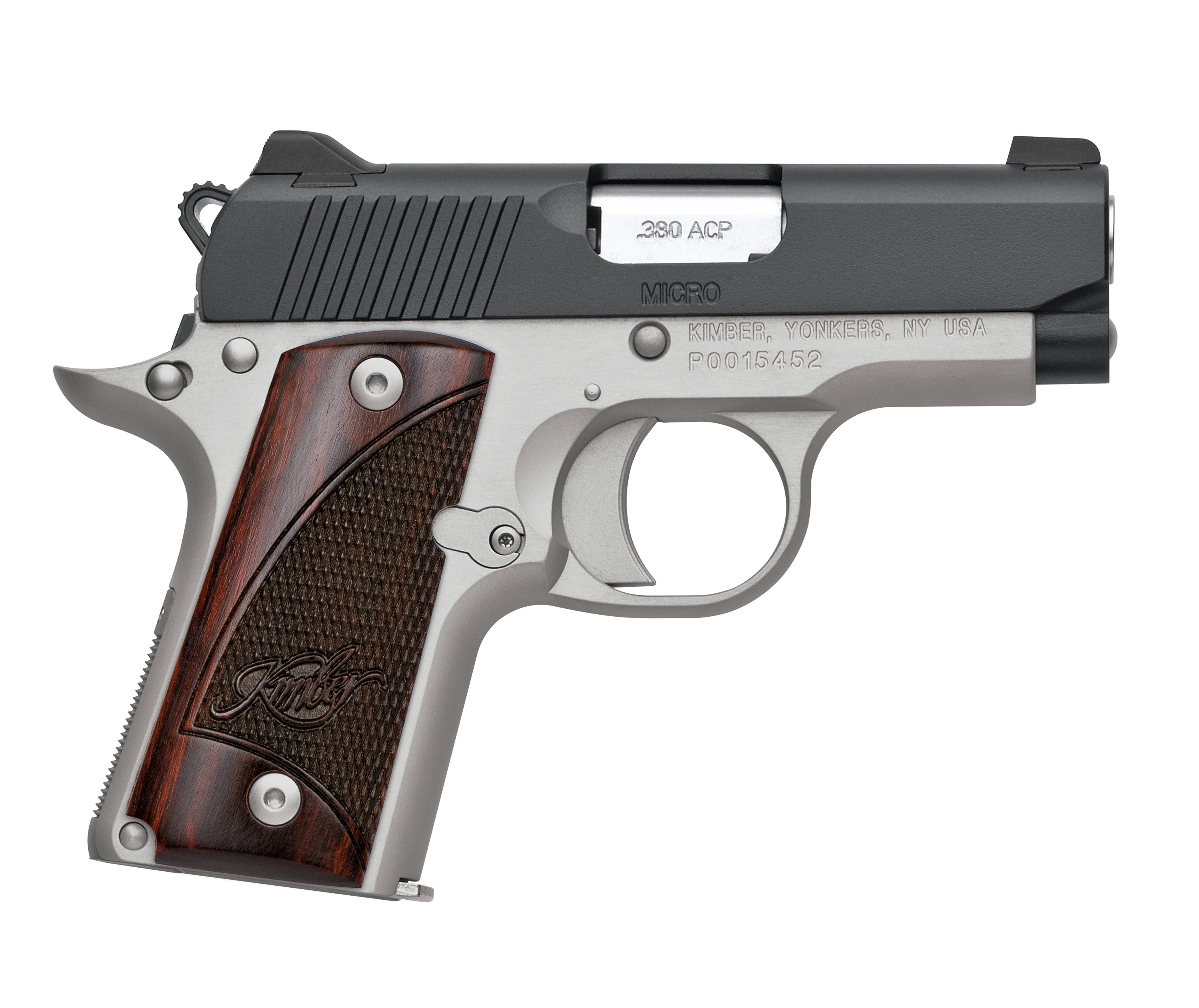 Kimber 3300206 Micro .380ACP 2.75" Pistol, Tritium Sights, 7rd, Two-Tone - View 2