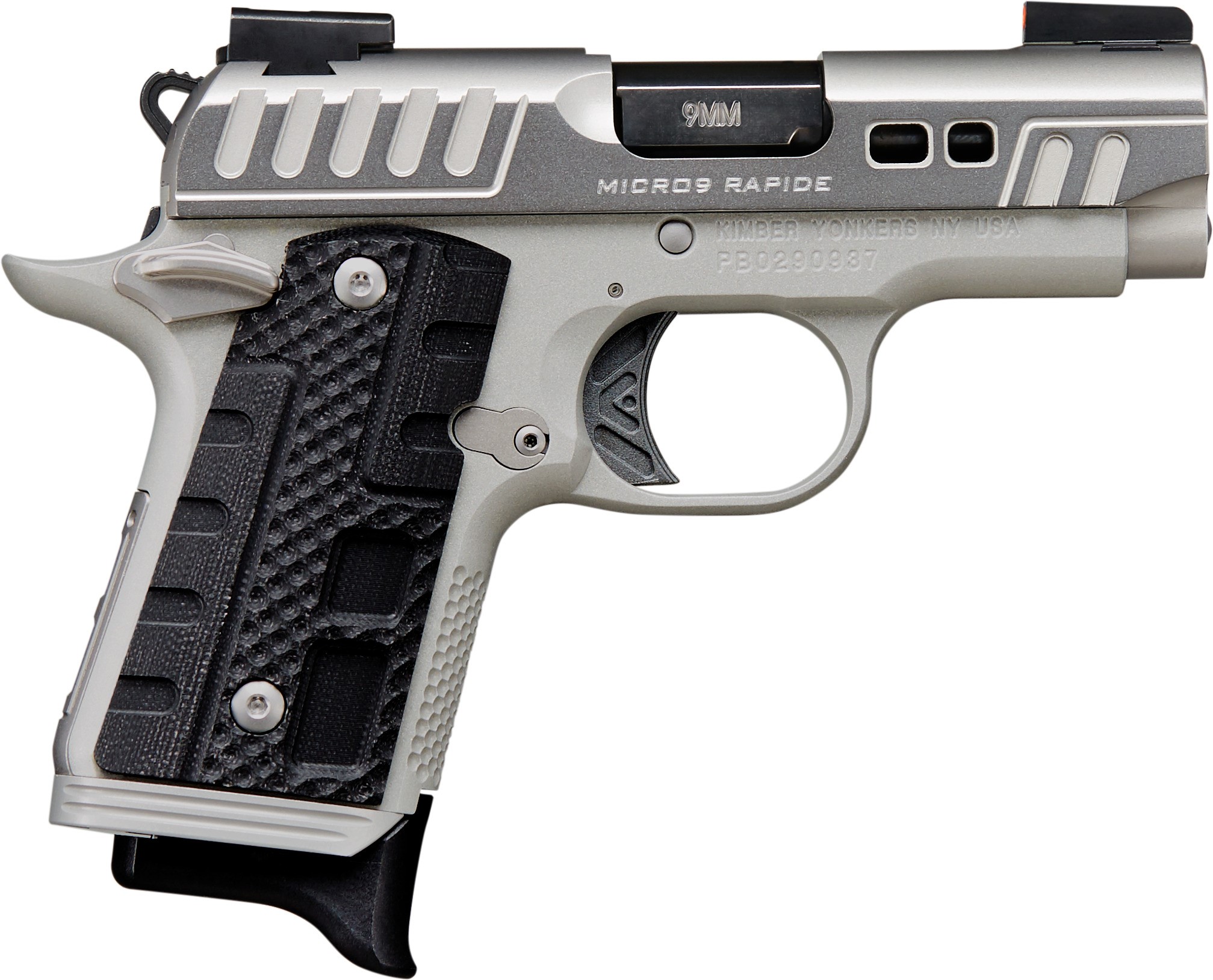 Kimber 3300223 Micro9 Rapide Black Ice 9mm Dark Stainless 7RD - View 2