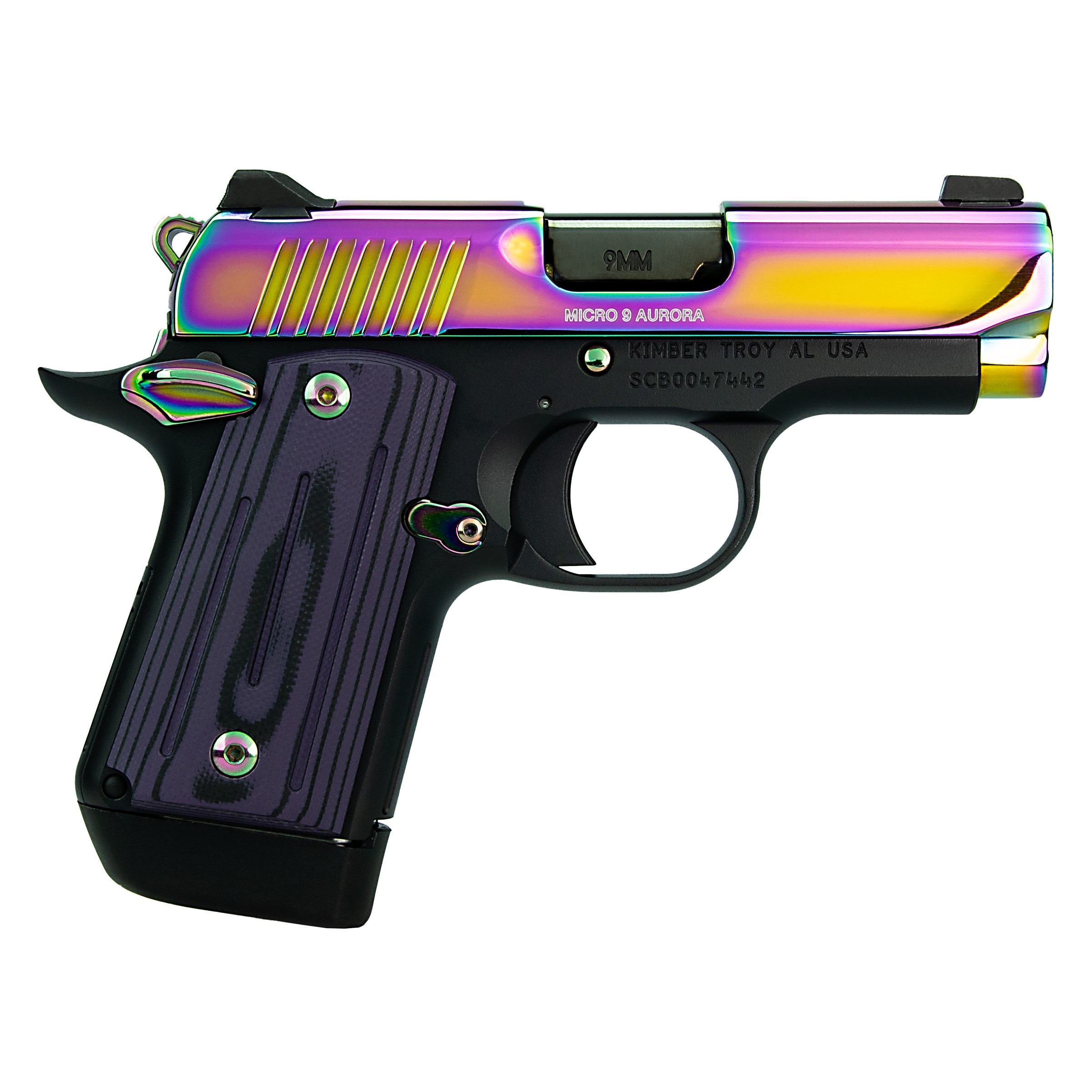 Kimber Micro 1911 Pistol: Aluminum Frame, Steel Sights, Single-Action Trigger - View 2