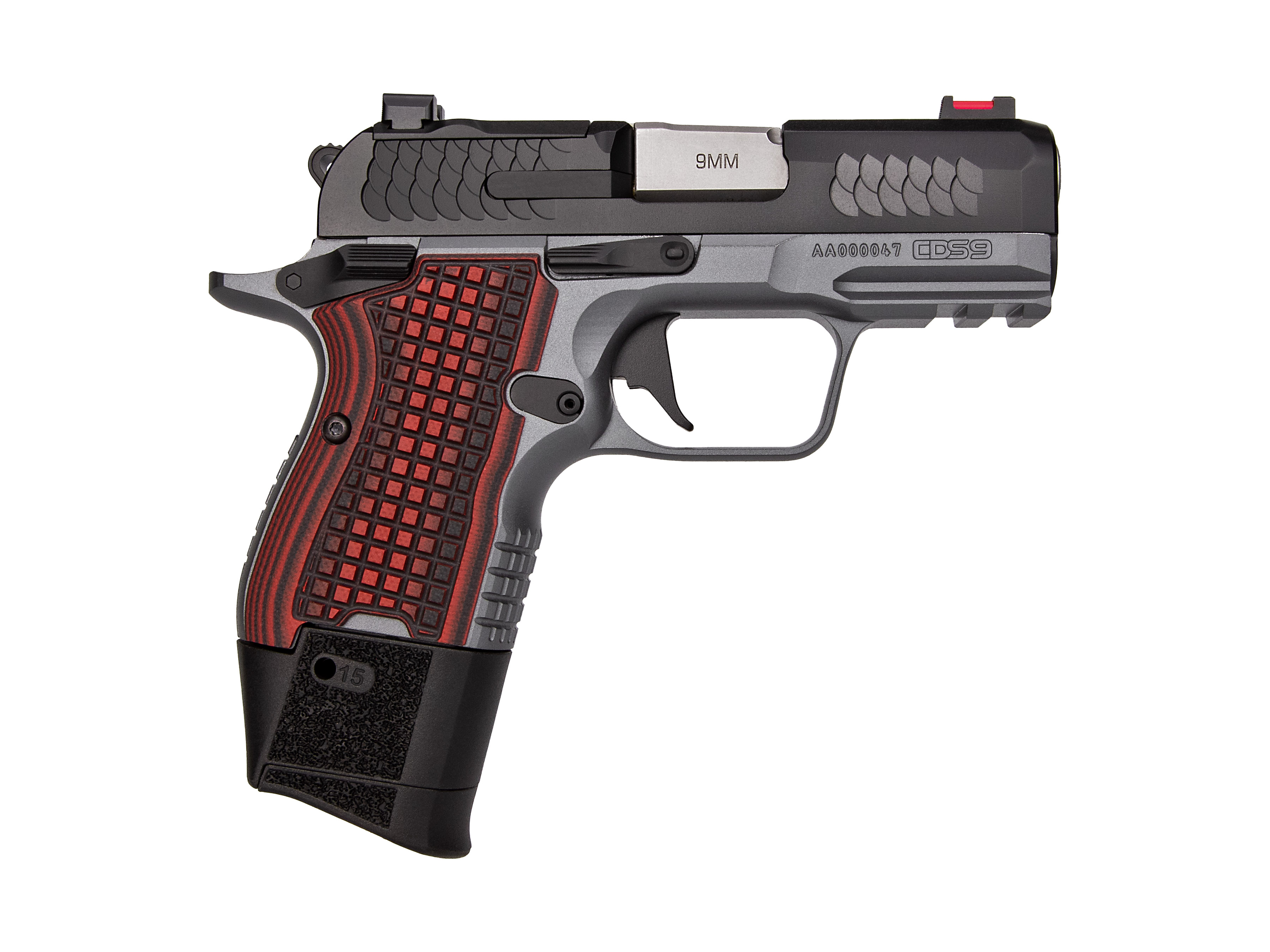 Kimber SDS9 Compact 9MM Pistol: 3.18" Barrel, Optics Ready, Black & Gray, 2 Mags - View 2
