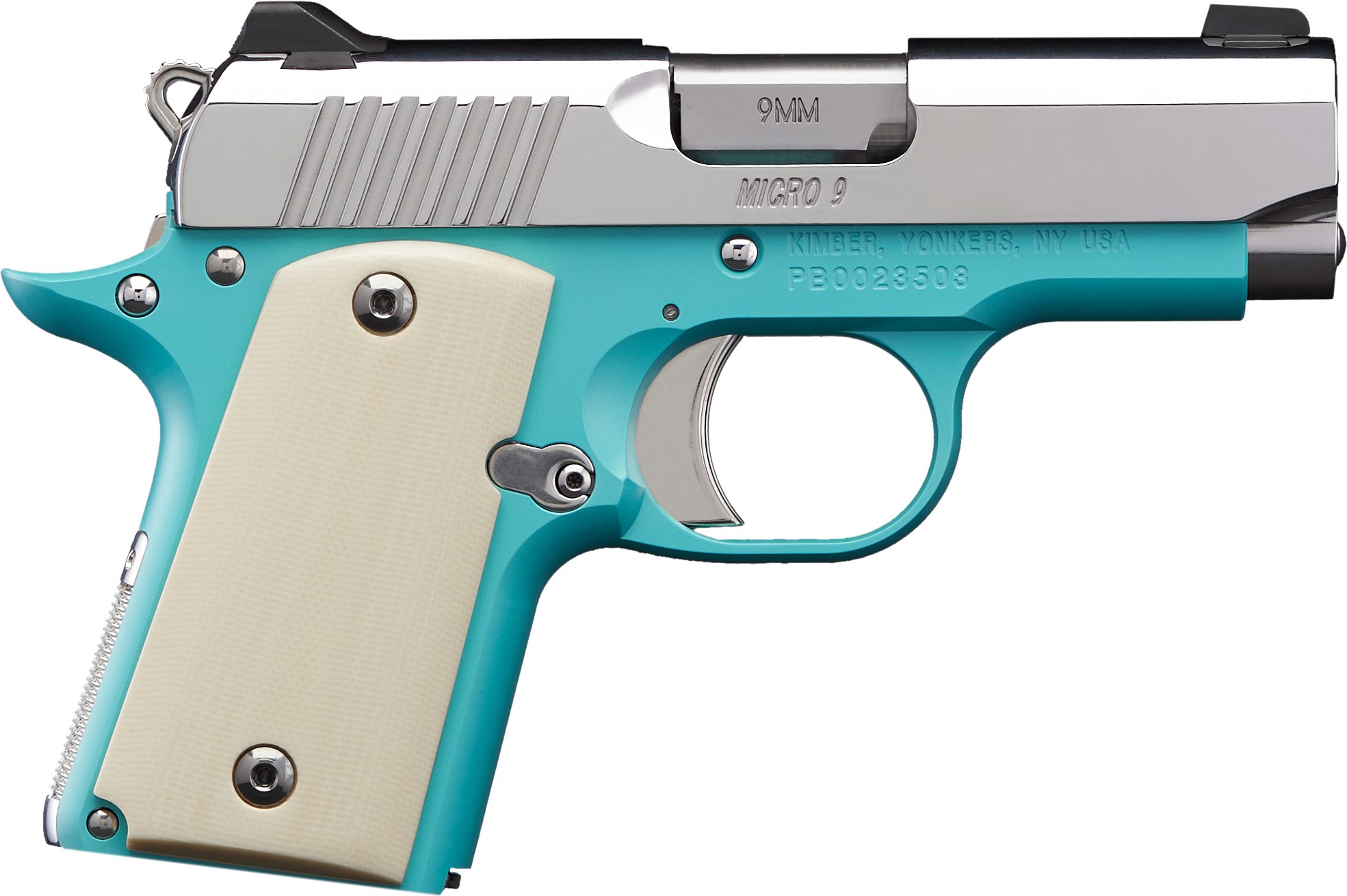 Kimber Micro 9 Bel Air 9MM 3.15" Polished Slide Night Sights 6 Rounds - View 2