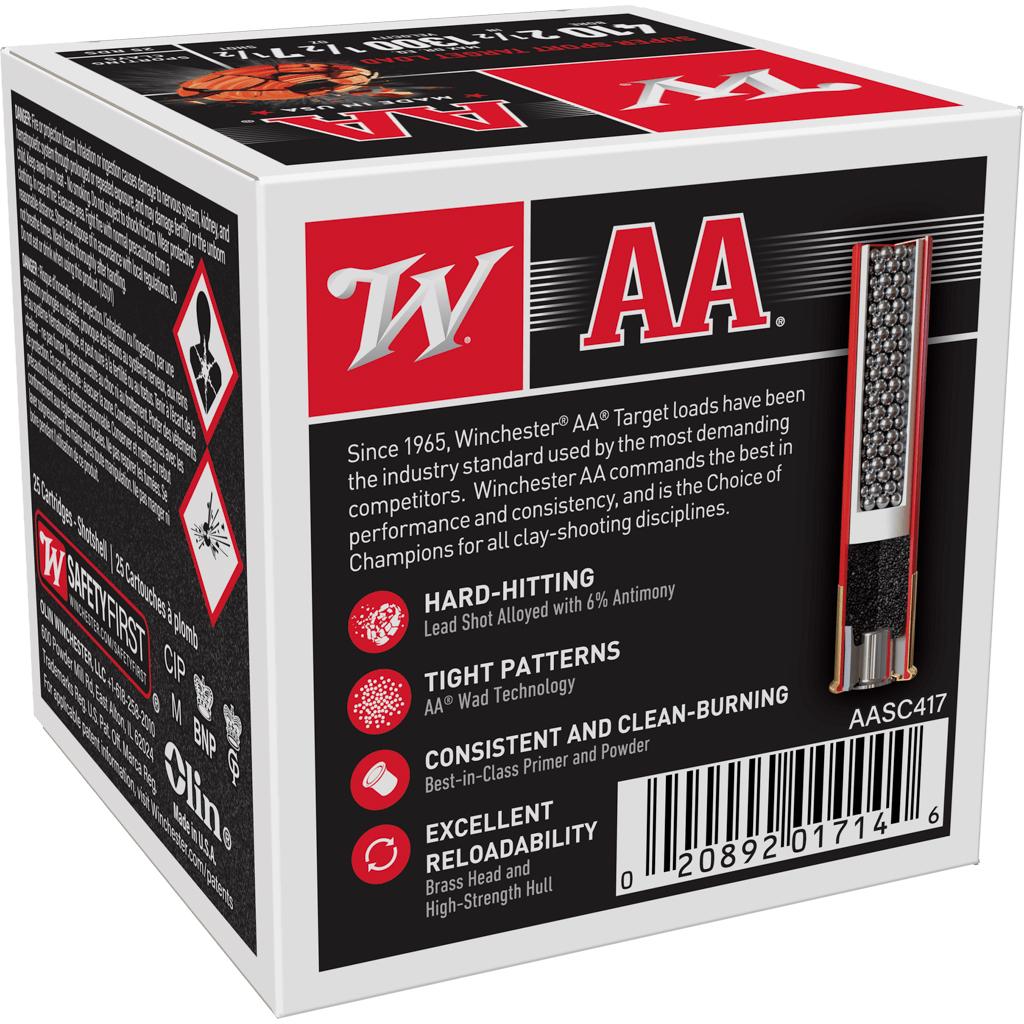 Winchester AASC417 410 Gauge 2.5 in 1/2 oz 1300 fps 7.5 Shot 25 Rounds - View 2