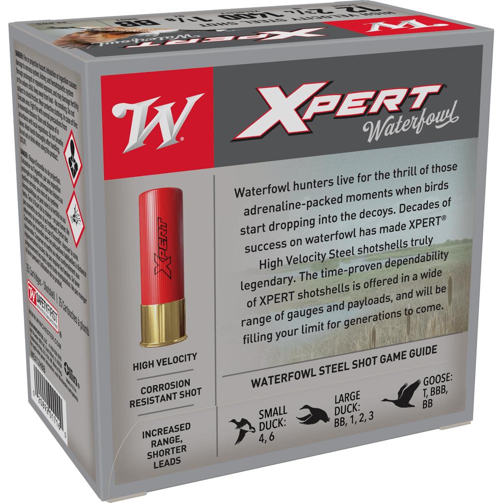 Winchester WEX12HBB 12 Gauge 2.75 in 1.125 oz BB Steel Shot 25 Rounds - View 2