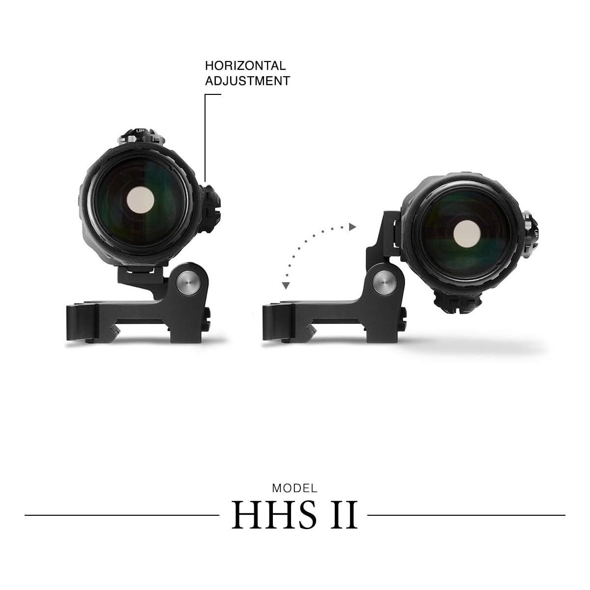 Eotech HHSII Hybrid Red Dot Sight: Holographic, 3x30.5mm x 21.6mm, EXPS2-2 & G33 Magnifier, Quick Release, Water-Resistant, 1000hr Battery Life - View 2