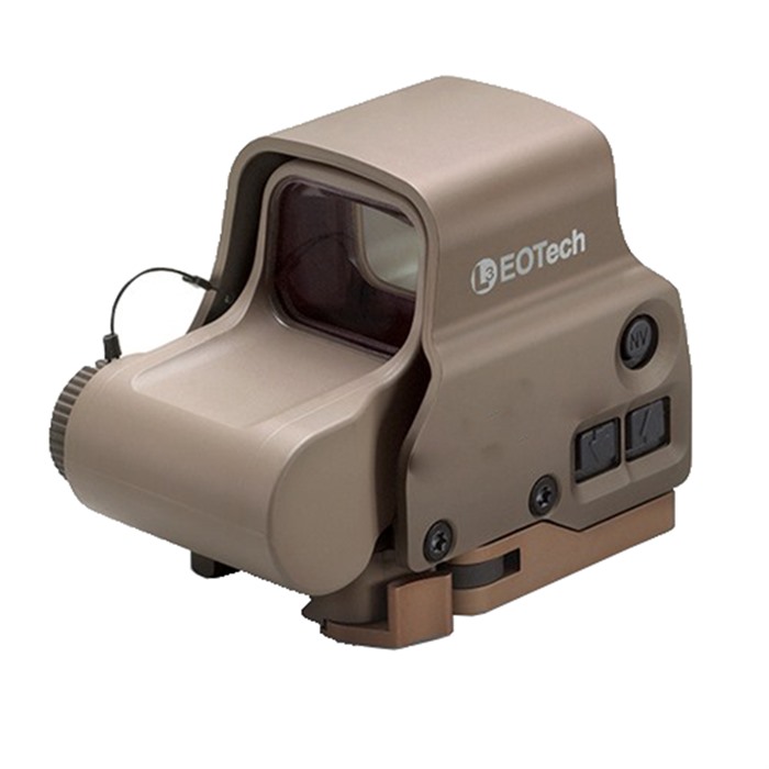 EOTech EXPS-03 Holographic Sight, 68 MOA Circle Dot, Quick-Detach Lever, Night Vision Compatible, Tan - View 2