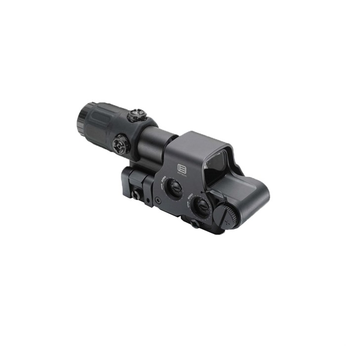 EOTech Holographic Hybrid Green Dot Sight, 3x30.5mm x 21.6mm, Quick STS Mount, 68 MOA Ring, 1 MOA Dot, Black - View 3