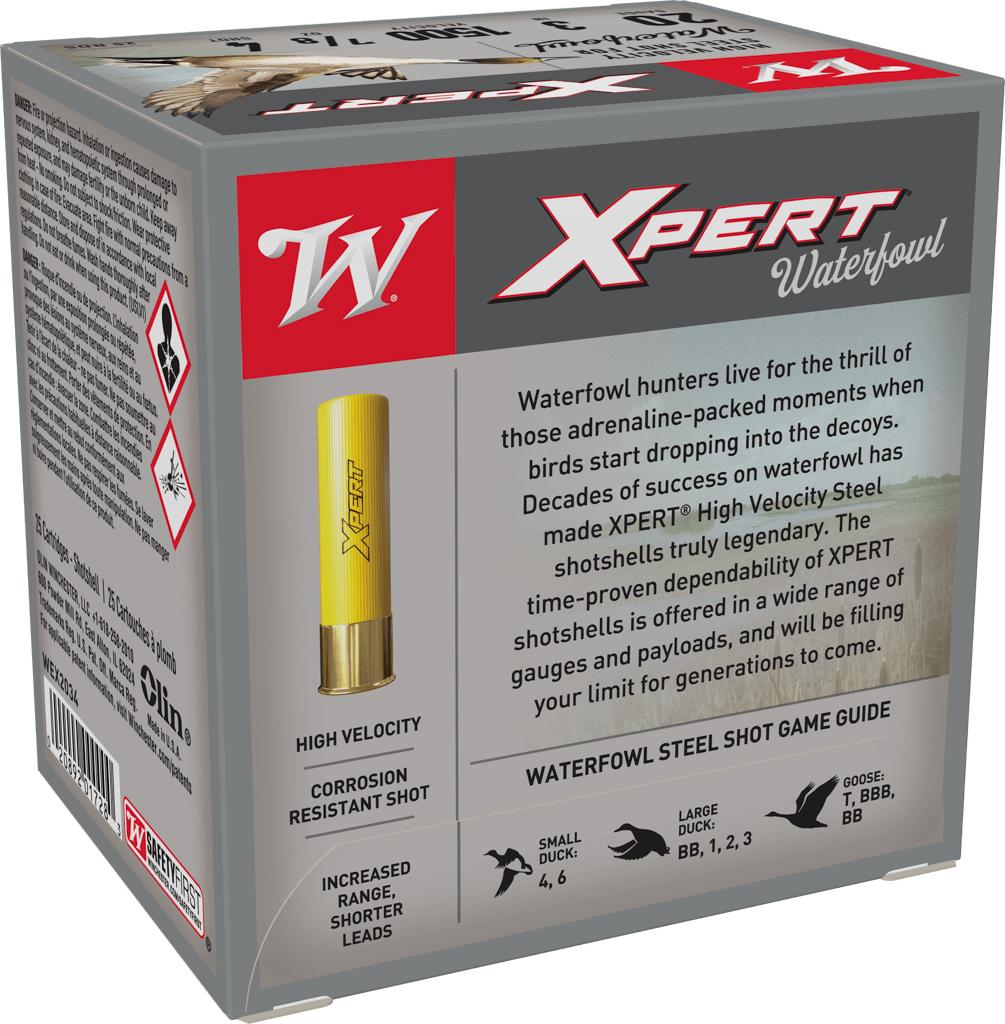 Winchester Ammo WEX2034 Super X Xpert High Velocity 20 Gauge 3" 7/8 oz 1500 fps 4 Shot 25 Bx/10 Cs - View 2