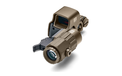 EOTech EXPS3-0 Holographic Sight Tan, 68 MOA Ring, G33 3X Magnifier - View 2