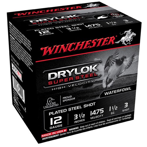 Winchester DryLok Super Steel 12 Gauge Ammo 3.5" 1.5oz #3 Shot 1475fps - View 3