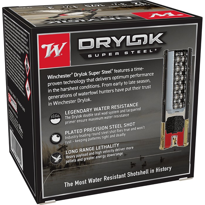 Winchester DryLok Super Steel 12 Gauge Ammo 3.5" 1.5oz #3 Shot 1475fps - View 4