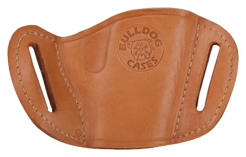 Bulldog MLTRS Tan Leather OWB Belt Slide Holster for S&W J Frame - View 2