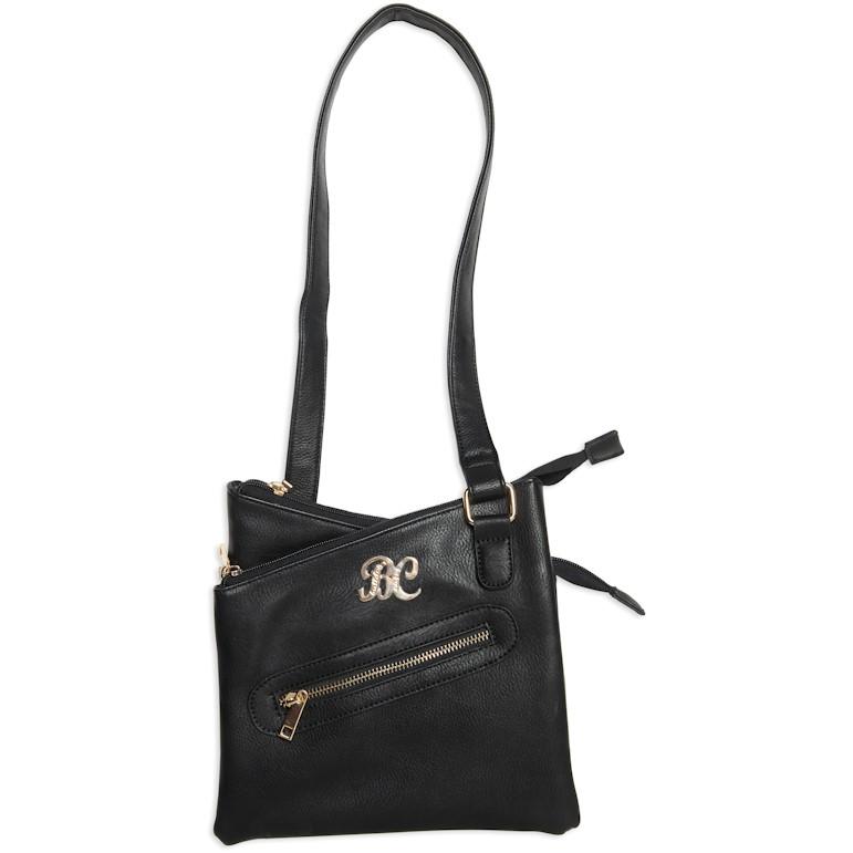 Bulldog BDP-030 Cross Body Purse Holster Black Leather 9-Rounds - View 2