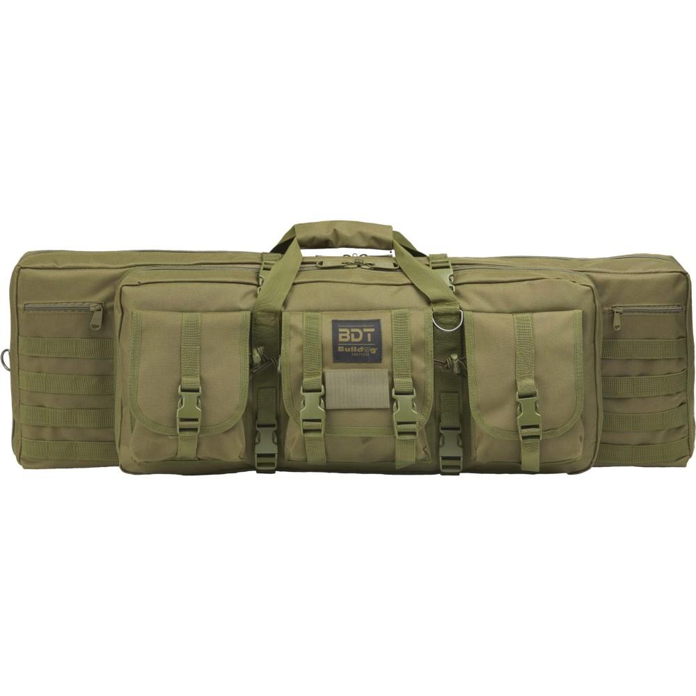 Bulldog BDT40-37G 37" Tactical Rifle Case Green with MOLLE & Pockets - View 2