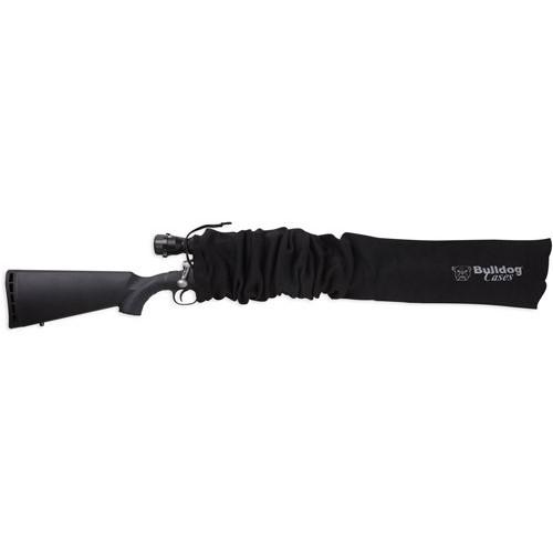 Bulldog BD152 Gun Sock 52" Black Moisture-Resistant Knit for Scoped Rifle - View 2