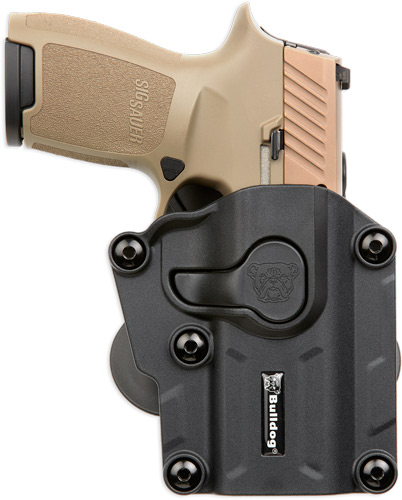 Bulldog MX-001 Max Multi Fit OWB Black Polymer Holster Right Hand - View 2