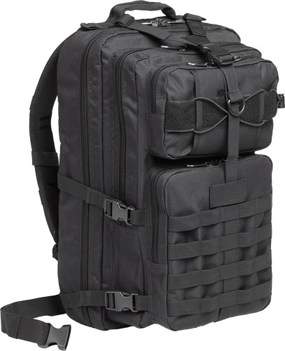Bulldog Tactical BDT Medium Backpack, Black, 21Hx15Wx11.5D, MOLLE Webbing, Hydration Bladder, Heavy-Duty Zippers - View 2