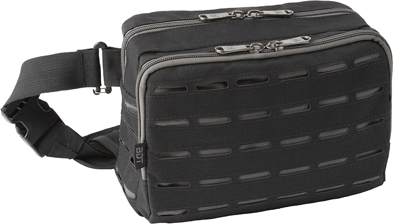 Bulldog BDT406B Tactical Pistol CCW Bag Black with MOLLE and Holster - View 2